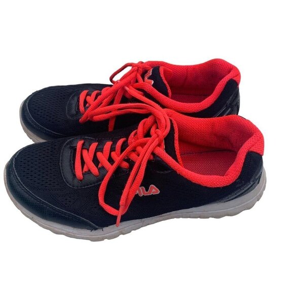 Fila Women’s Black Coral Pink Running Shoes Sneakers 5SR21073-020 Size 8.5 - Picture 3 of 6